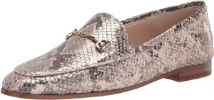 Toe Loafers Edelman Leather Slip Vibrant Classic Snakeskin Loraine Sesame Same-day shipping Sam Almond On