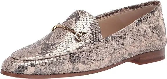 Toe Loafers Edelman Leather Slip Vibrant Classic Snakeskin Loraine Sesame Same-day shipping Sam Almond On