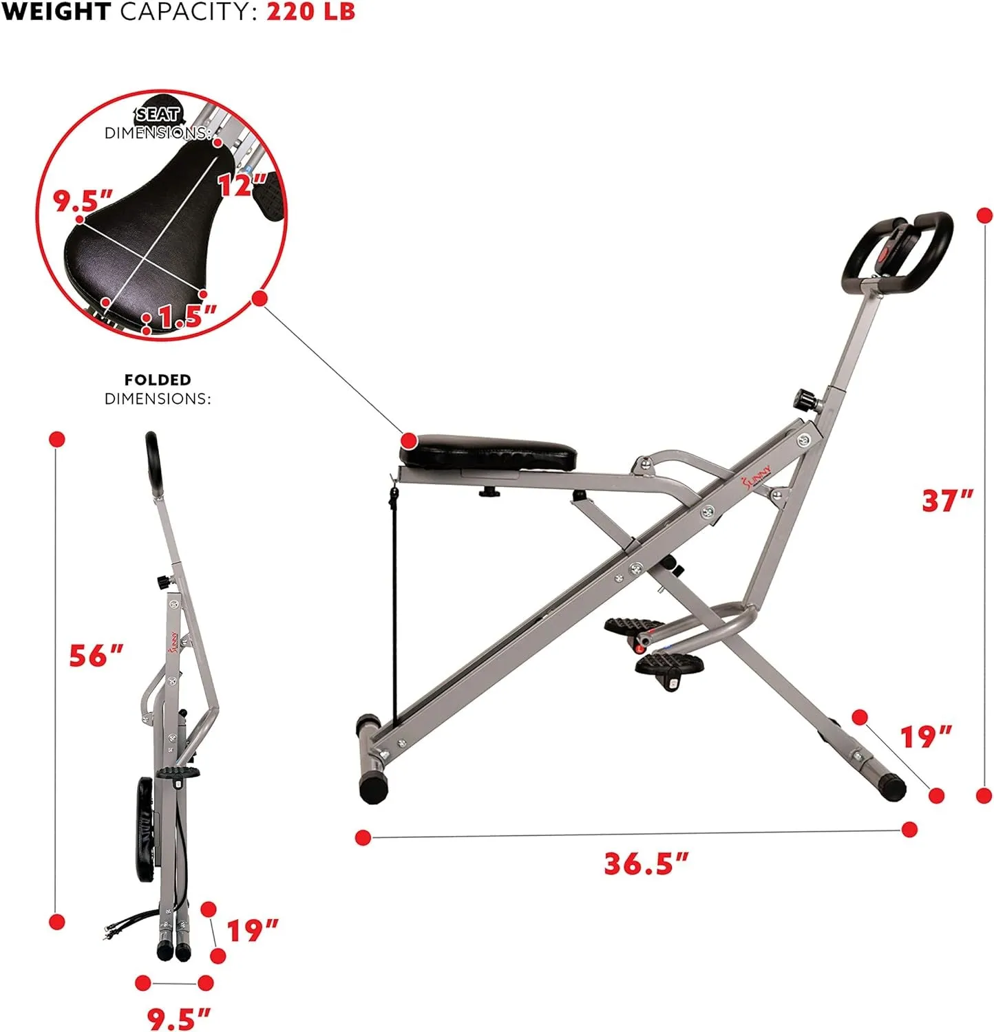 Toning - Row-N-Ride Resistance Your with Body Home Total Foldable & Workouts the in Functional design Colors! Transform Squat for Assist Trainer Design Cloud-integrated Adjustable Stylish