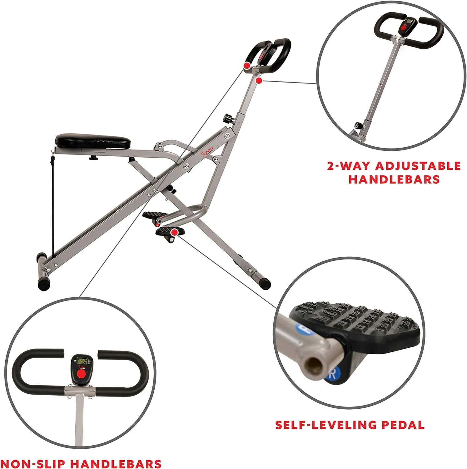 Toning - Row-N-Ride Resistance Your with Body Home Total Foldable & Workouts the in Functional design Colors! Transform Squat for Assist Trainer Design Cloud-integrated Adjustable Stylish
