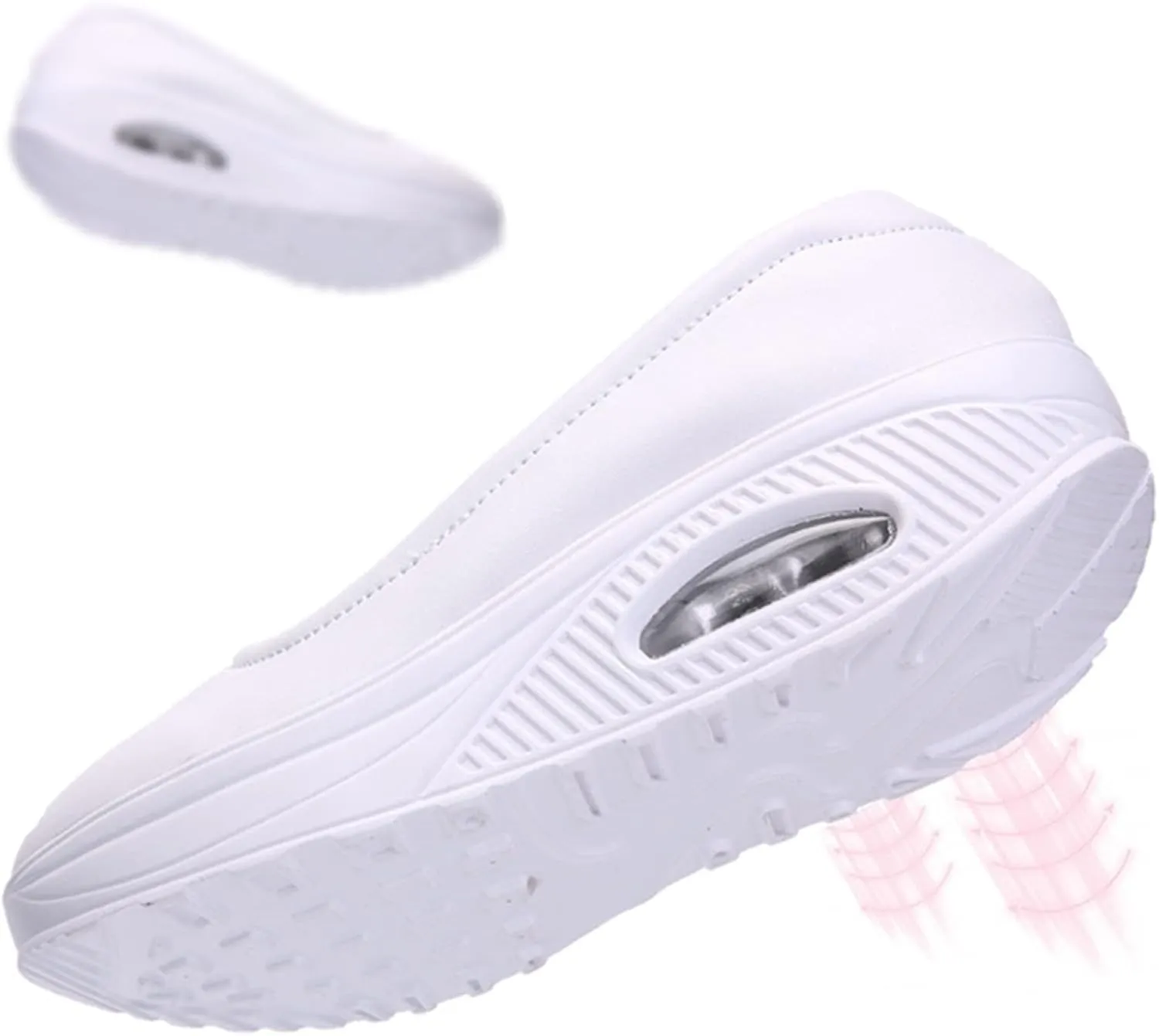Touchmosees Air Cushion Nurse Sneakers Orthopedic Diabetic Walking Wedge Sneaker Platform Breathable Sneakers