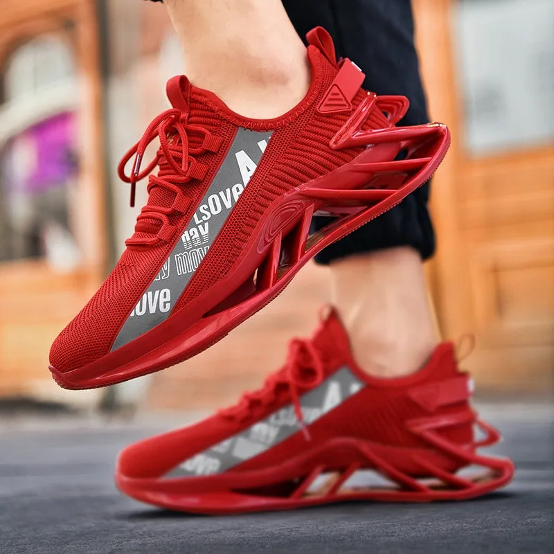Trainer running red bottom blade Shoes