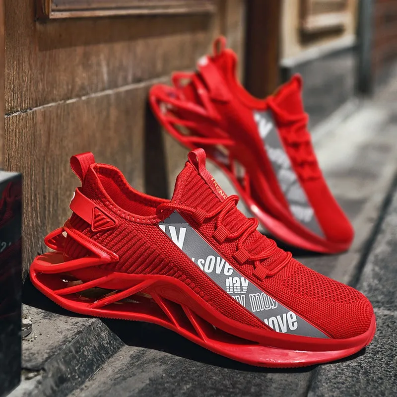 Trainer running red bottom blade Shoes
