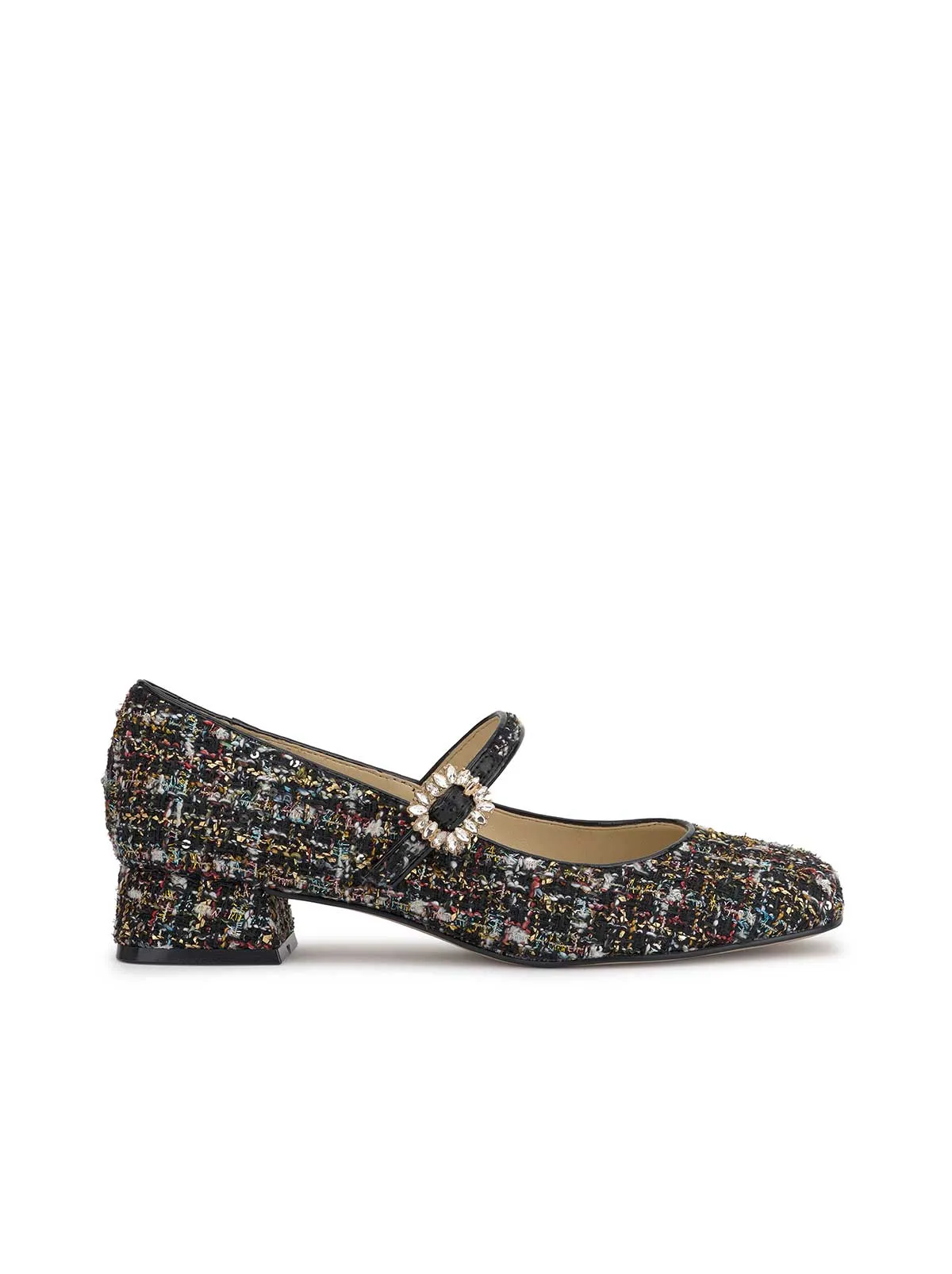 Treen Mary Jane Pump in Tweed Sparkle