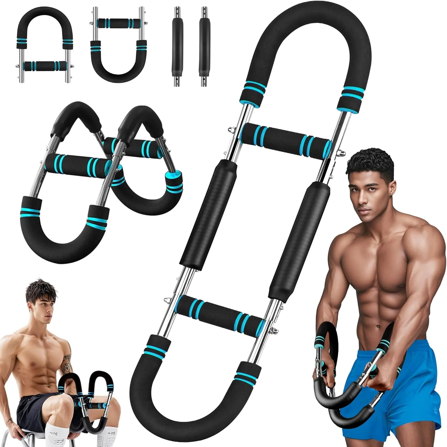 Twister Arm Trainer for Men, Adjustable Chest Workout Equipment 65-110Lbs, Chest Trainer Equipment for Men, Shoulder Muscle Training Fitness Equipment, Chest Clip Muscle & Arm Strength