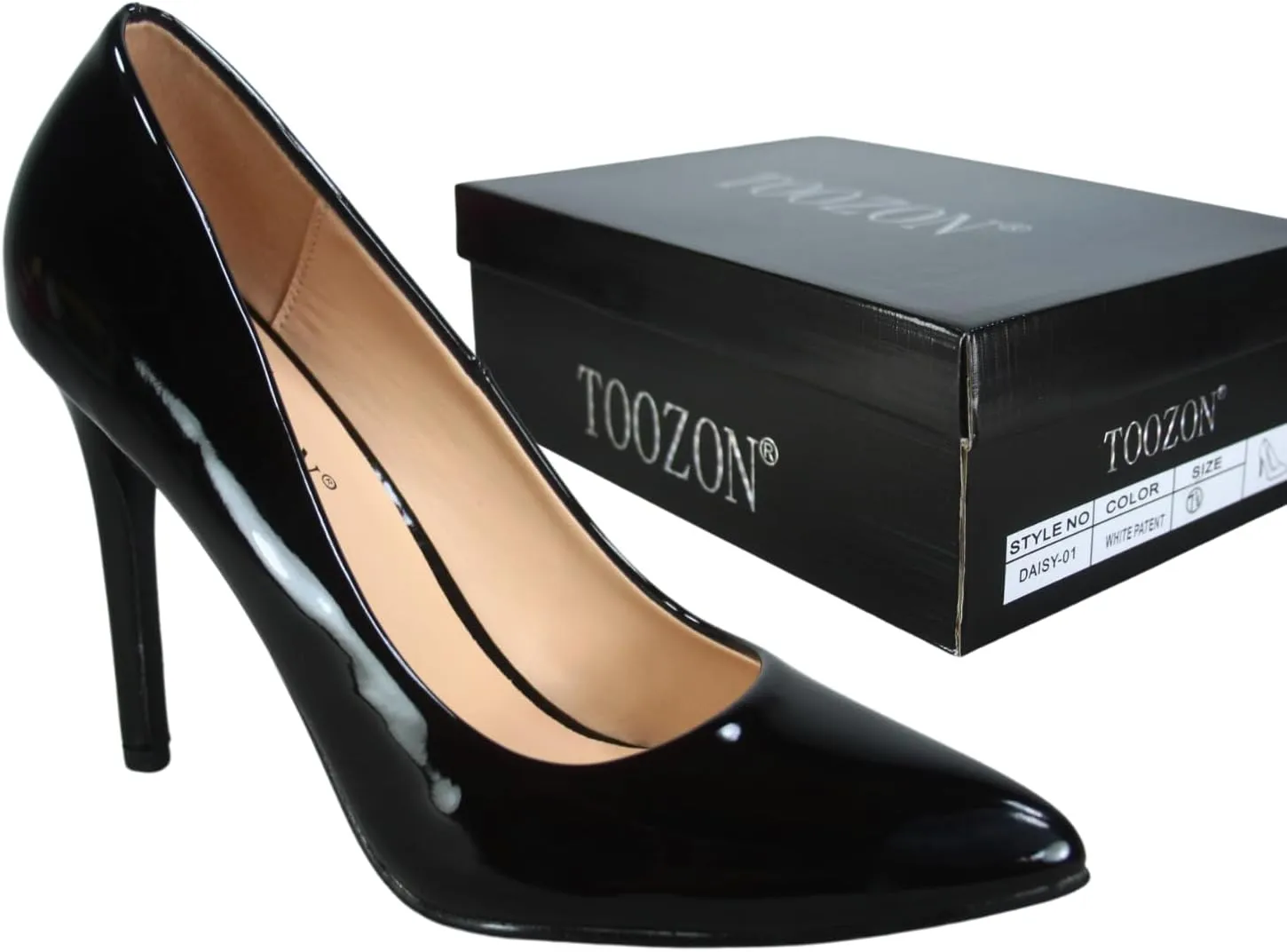 TZ Daisy-01 Women's Closed Toe Pointed Toe High Heel Wedding Dress Pump Shoes