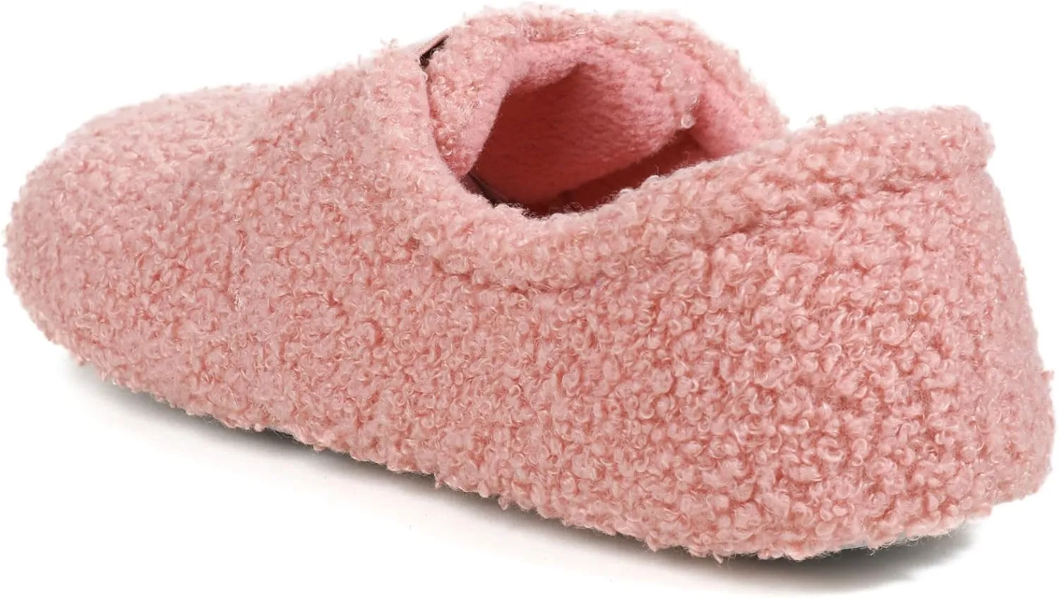 ULTRAIDEAS Women's Soft Curly Fleece Closed Back Indoor Slippers, House Slippers for Women With Elastic