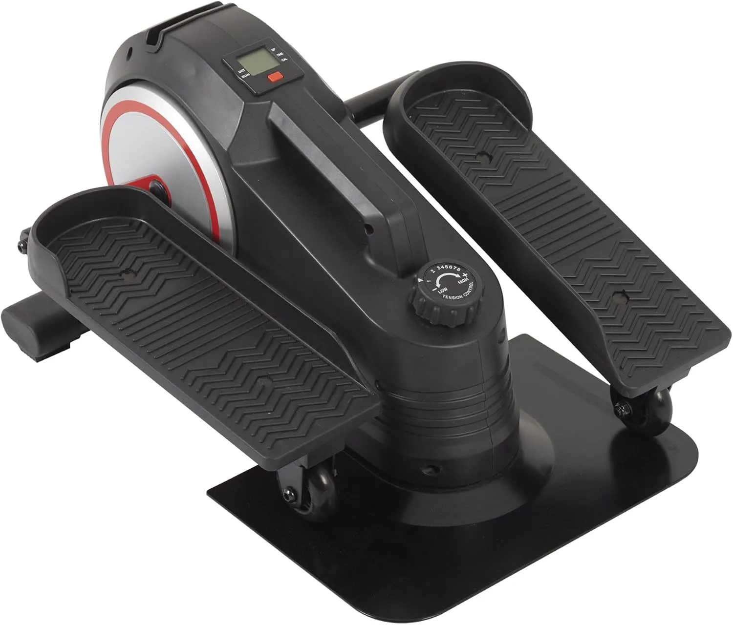 Under Desk Elliptical Machine, Ellipse Leg Exerciser with 8 Adjustable Speeds Quiet & Portable, Seating & Standing Use Pedal Exerciser, Ellipse Leg Trainer While Sitting for Seniors for Home, Office