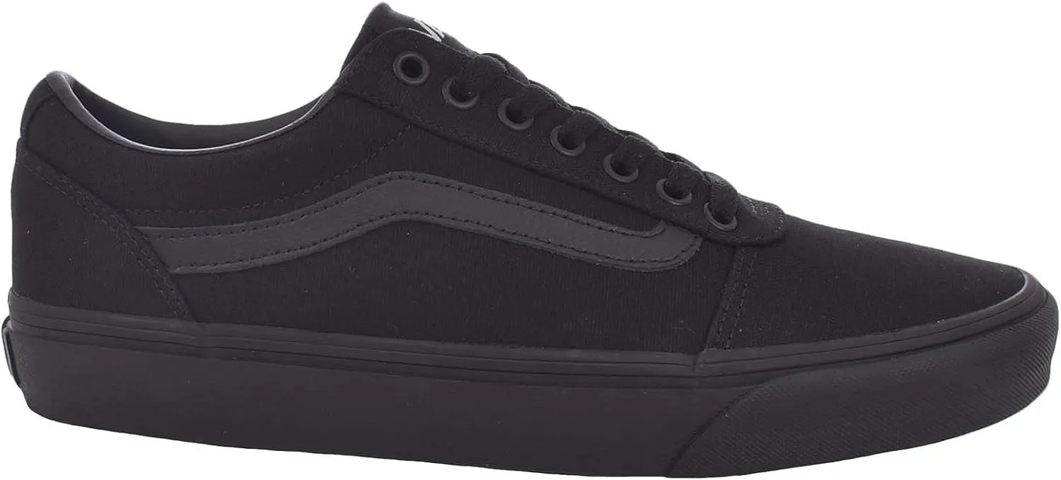 Vans Men's Ward Sneaker, Canvas Black/Black, 8.5 M US