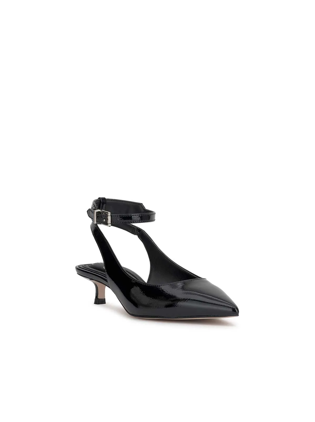 Vellana Kitten Heel Pump in Black