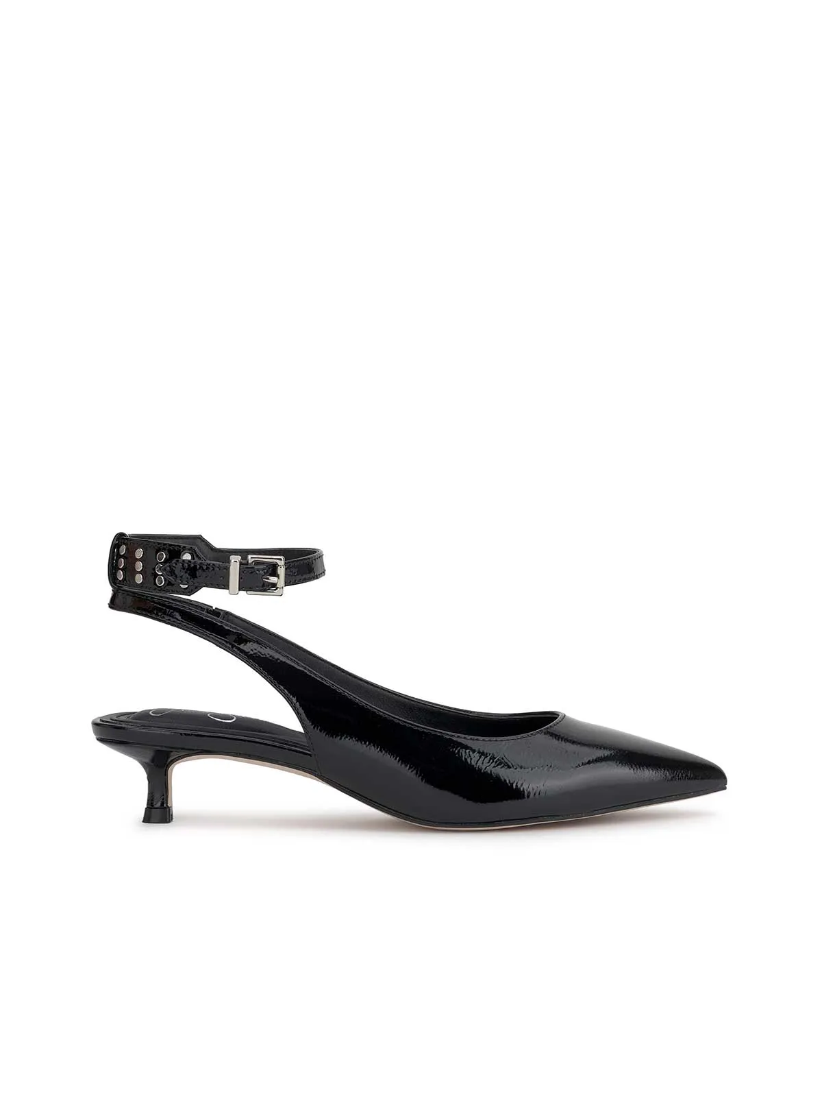 Vellana Kitten Heel Pump in Black