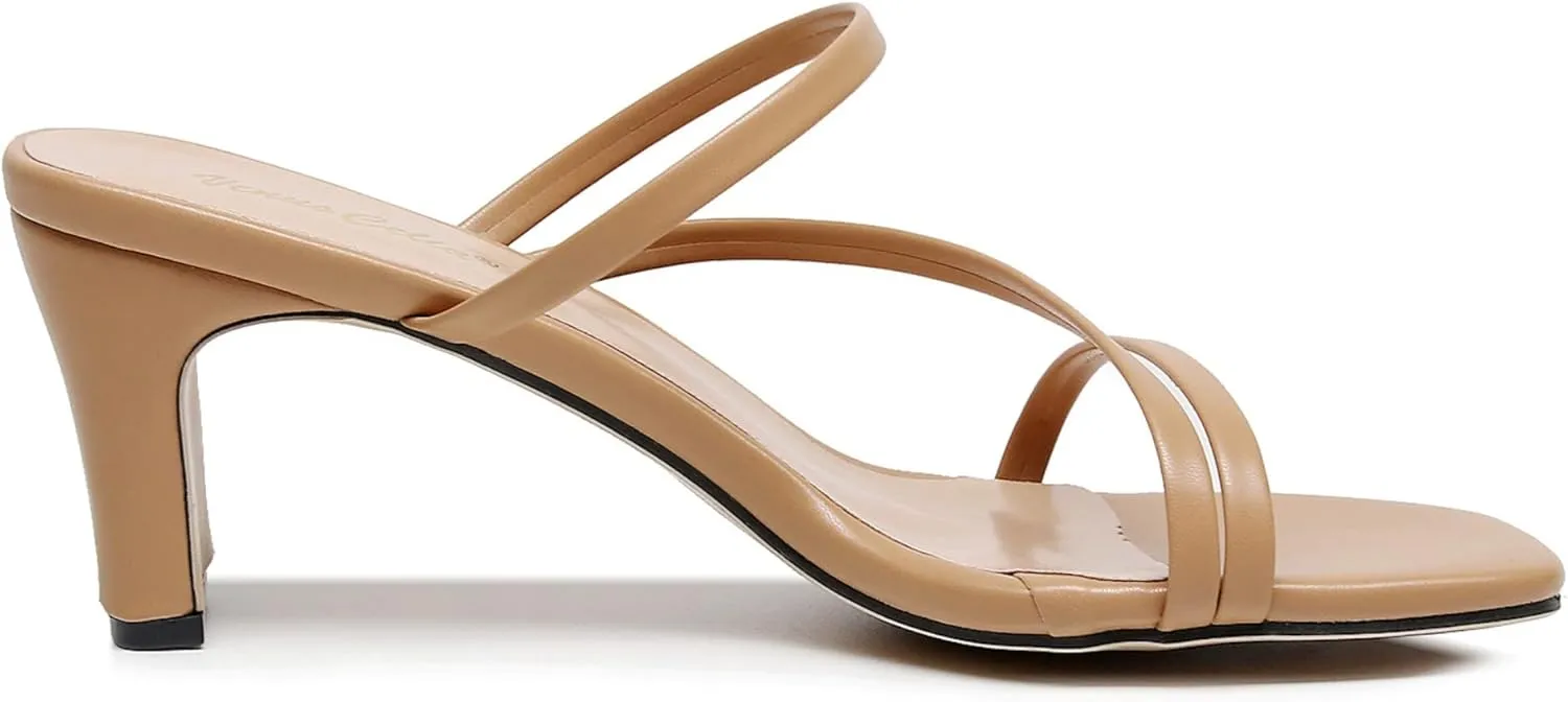 VenusCelia Women's Funky Pump Heeled Sandal