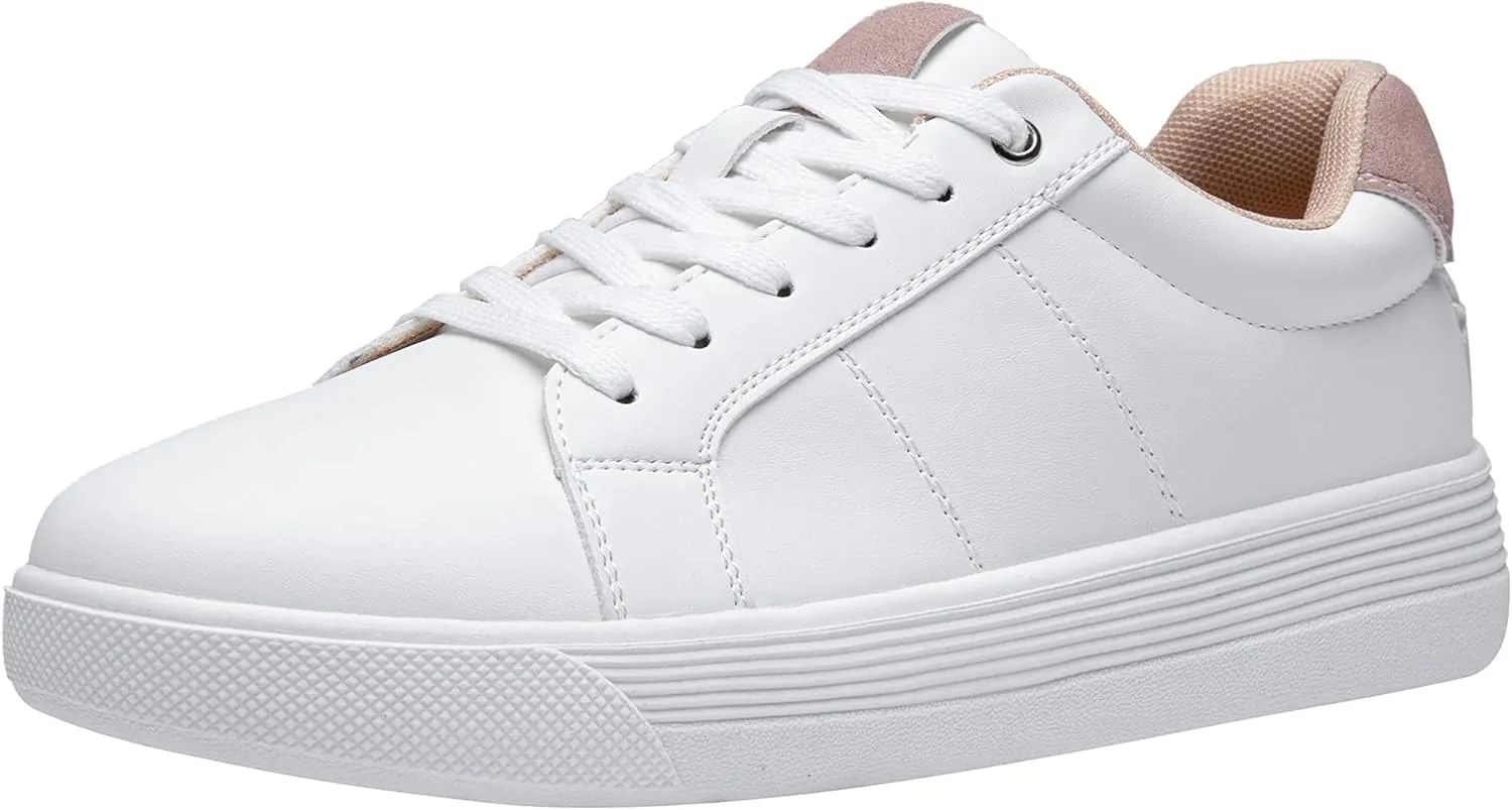 Vepose White Casual Walking Sneakers for Women Fashion Comfortable Slip On Low Top 8013 Shoes