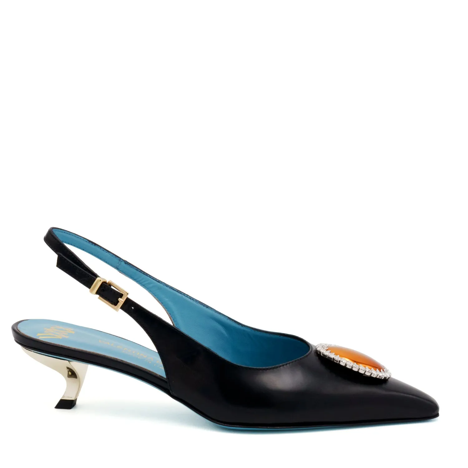 Veronika  Low Heel Sling Pump