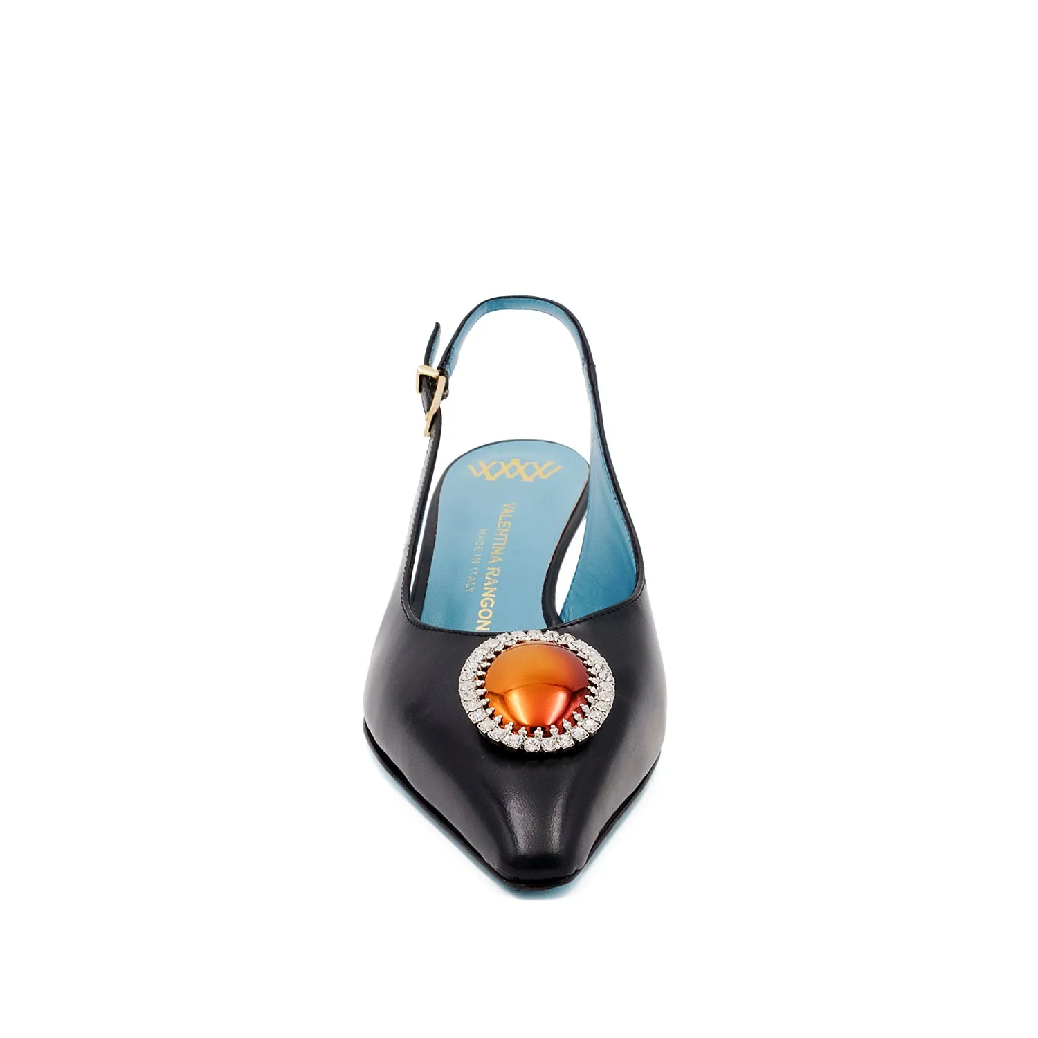 Veronika  Low Heel Sling Pump