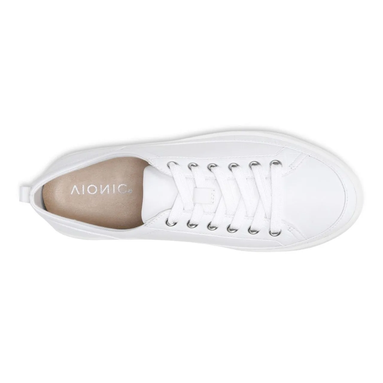 Vionic Winny Casual Sneaker – White | Stylish Comfort & Arch Support