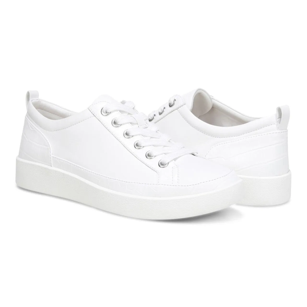Vionic Winny Casual Sneaker – White | Stylish Comfort & Arch Support