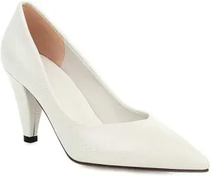 VOKLIN Women's Fashion Pointed Toe Comfy Kitten Low Heels Pumps Slip On Formal Work Office Dress Pump Shoes