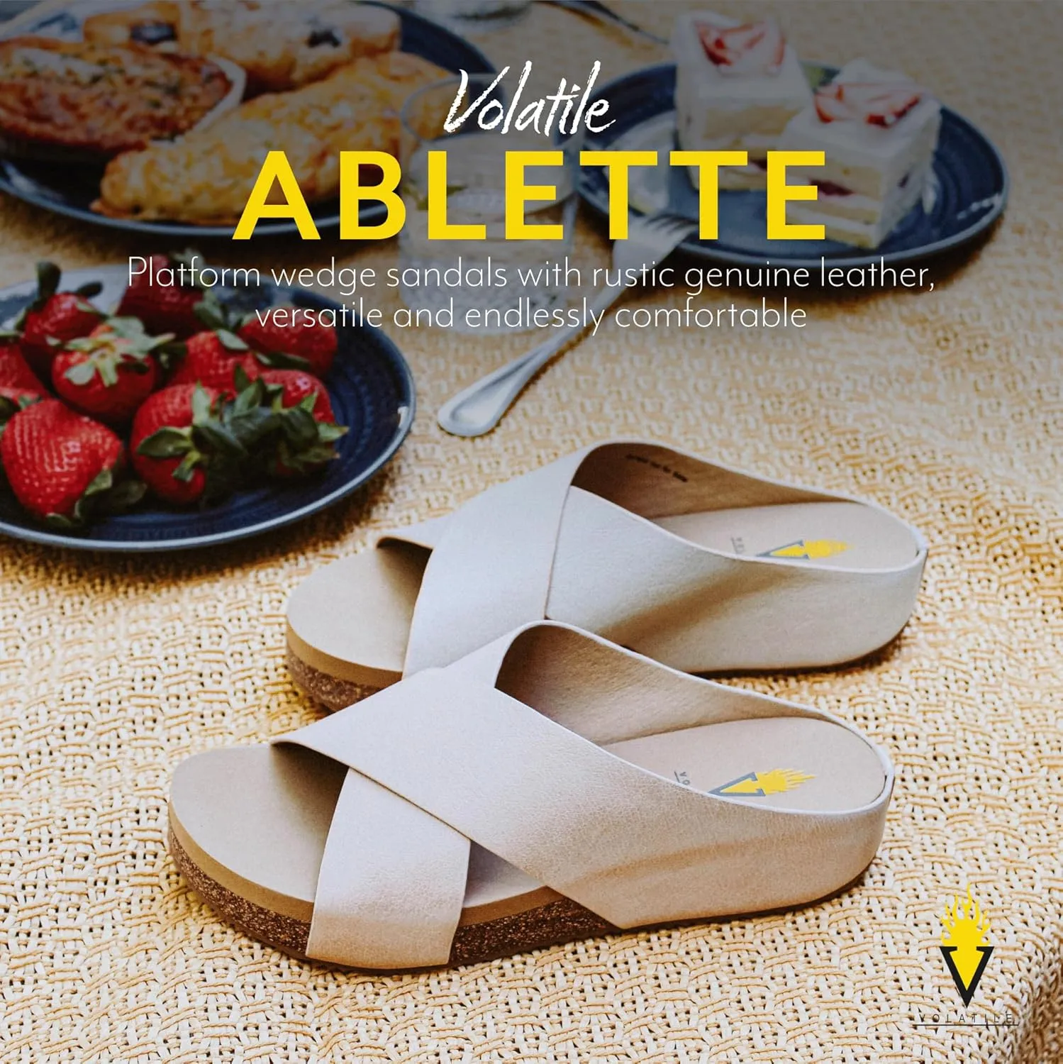 VOLATILE Women's Wedge Sandal