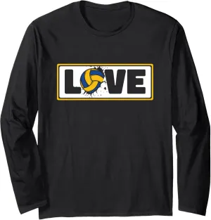 Volleyball Love Team Player Coach Trainer Volleyball Long Sleeve T-Shirt