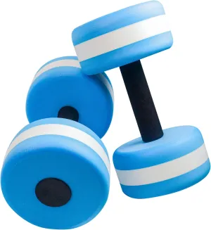 Water Dumbbells Swimming Exercise Equipment: Water Foam Barbells of 2 Set, Hand Fitness Gear, Pool Heavy Weights, Pool Resistance, Swimming Paddles, Water Walking Grip, Aqua Aerobic Sport Tool