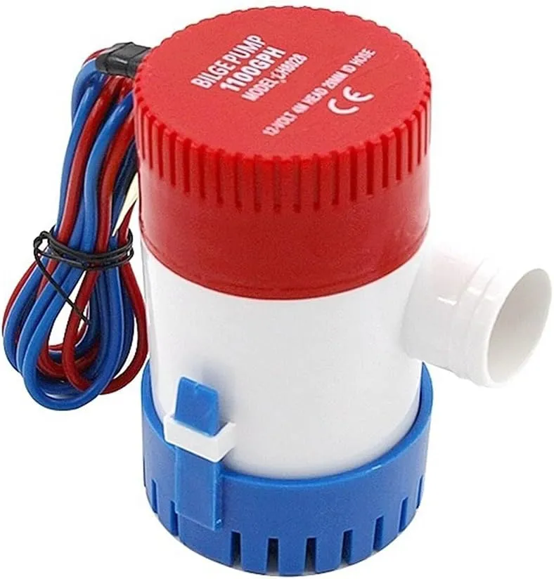Water Pumps, Parts & Accessories Dc 12v 24v Bilge Pump, Submersible Electric Water Pump For Seaplane Civil Ship(750GPH 12V)