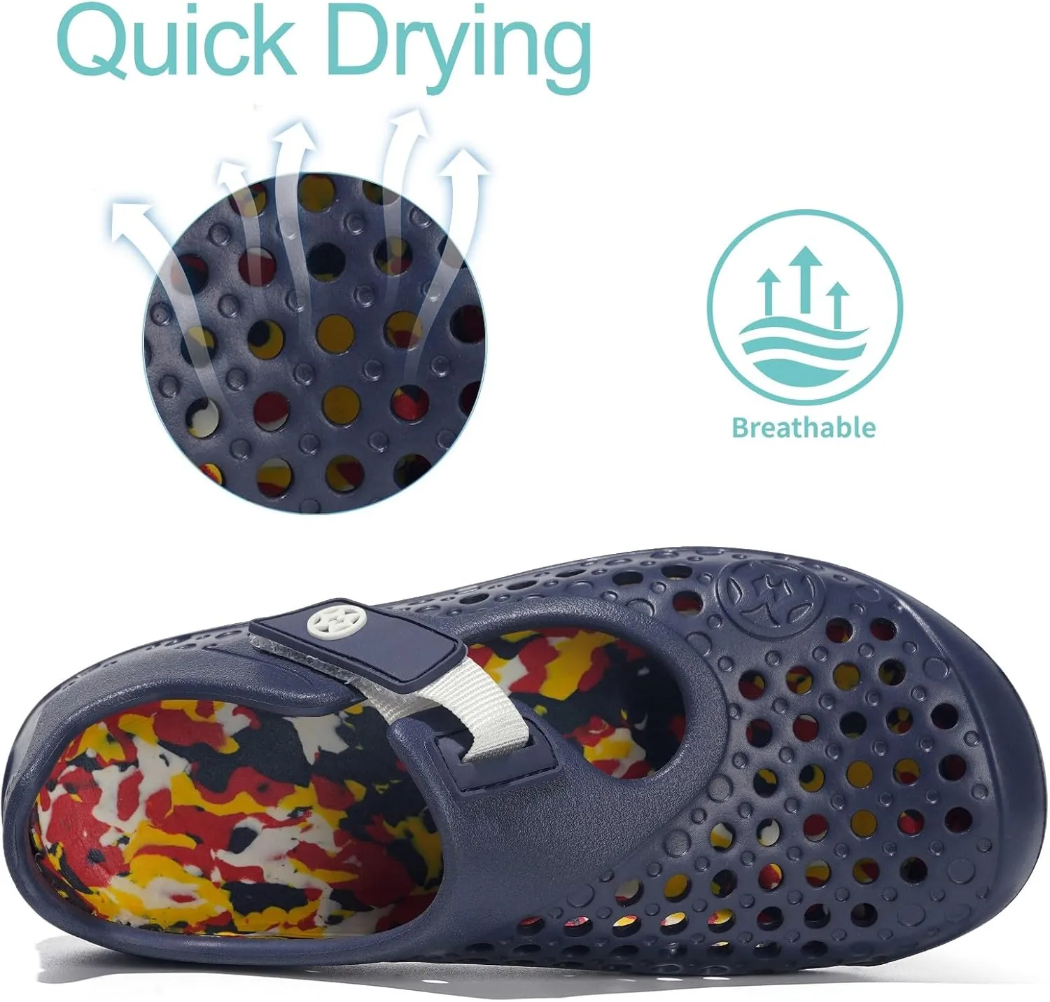 Water Shoes for Kids Swim Aqua Shoes Toddler Boys Girls Barefoot Sport Beach Pool Sandals Quick Dry Lightweight Breathable Slip on Sneakers (Toddler/Little Kid/Big Kid)