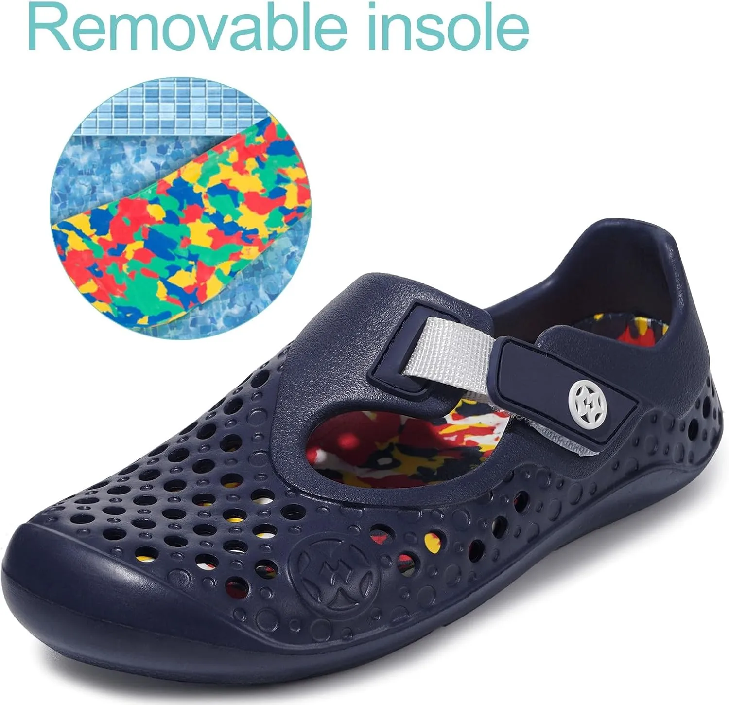 Water Shoes for Kids Swim Aqua Shoes Toddler Boys Girls Barefoot Sport Beach Pool Sandals Quick Dry Lightweight Breathable Slip on Sneakers (Toddler/Little Kid/Big Kid)