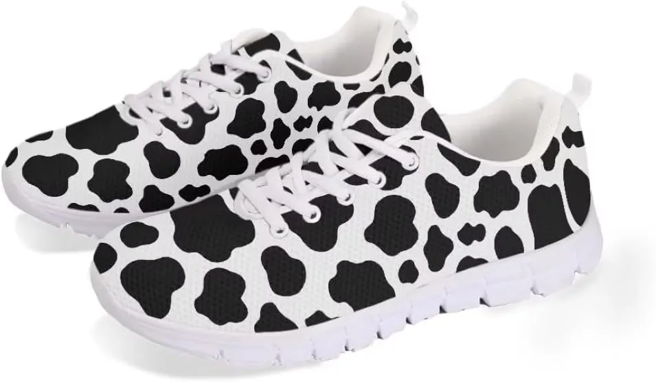 Women Running Shoes Non Slip Comfortable White Sole Lace Up Lightweight Sneaker