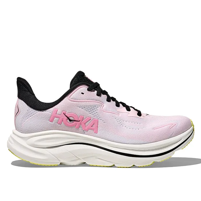 Womens Hoka Clifton 10 in Carnation/Starlight Glow