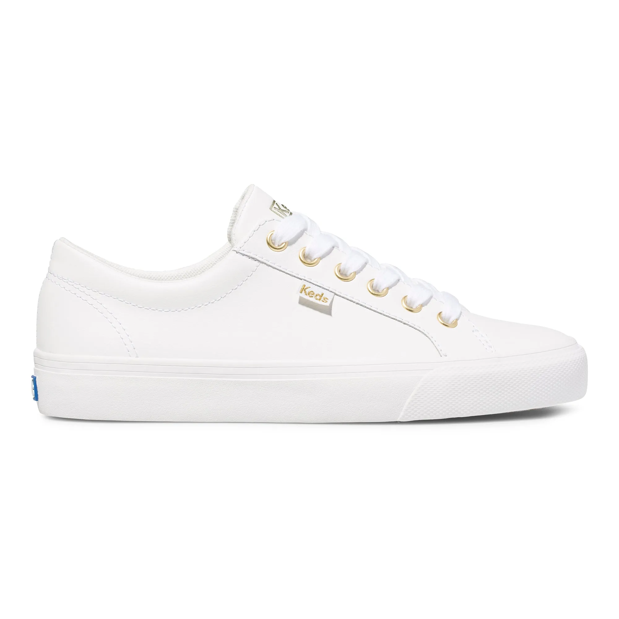 Women's Jump Kick Leather White/Gold