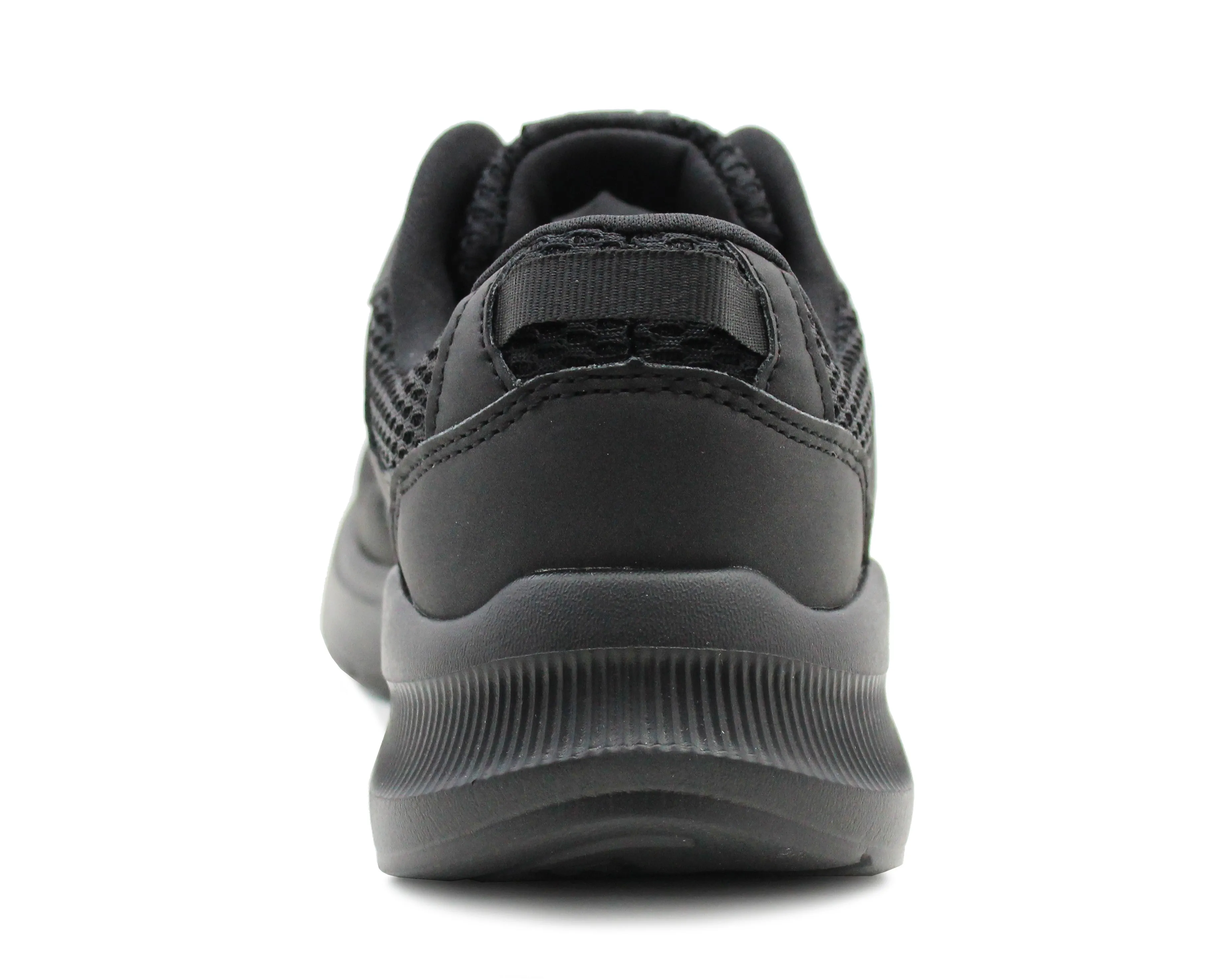 Womens Memory Foam Trainers Black Lace Up Lightweight Breathable Sneakers Fitness Running Fashion Trainers