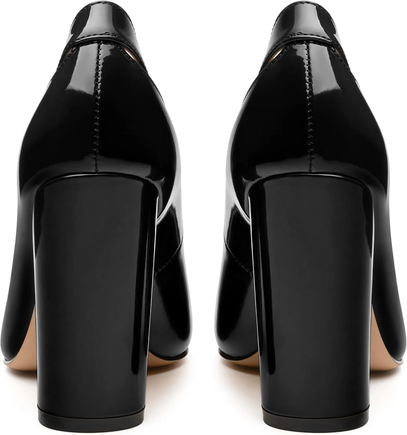 Women's Pumps, Pointed Toe High Heels Shoes for Women, Fashion Classic Pointed Toe High Chunky Heel Dress Pump Shoes