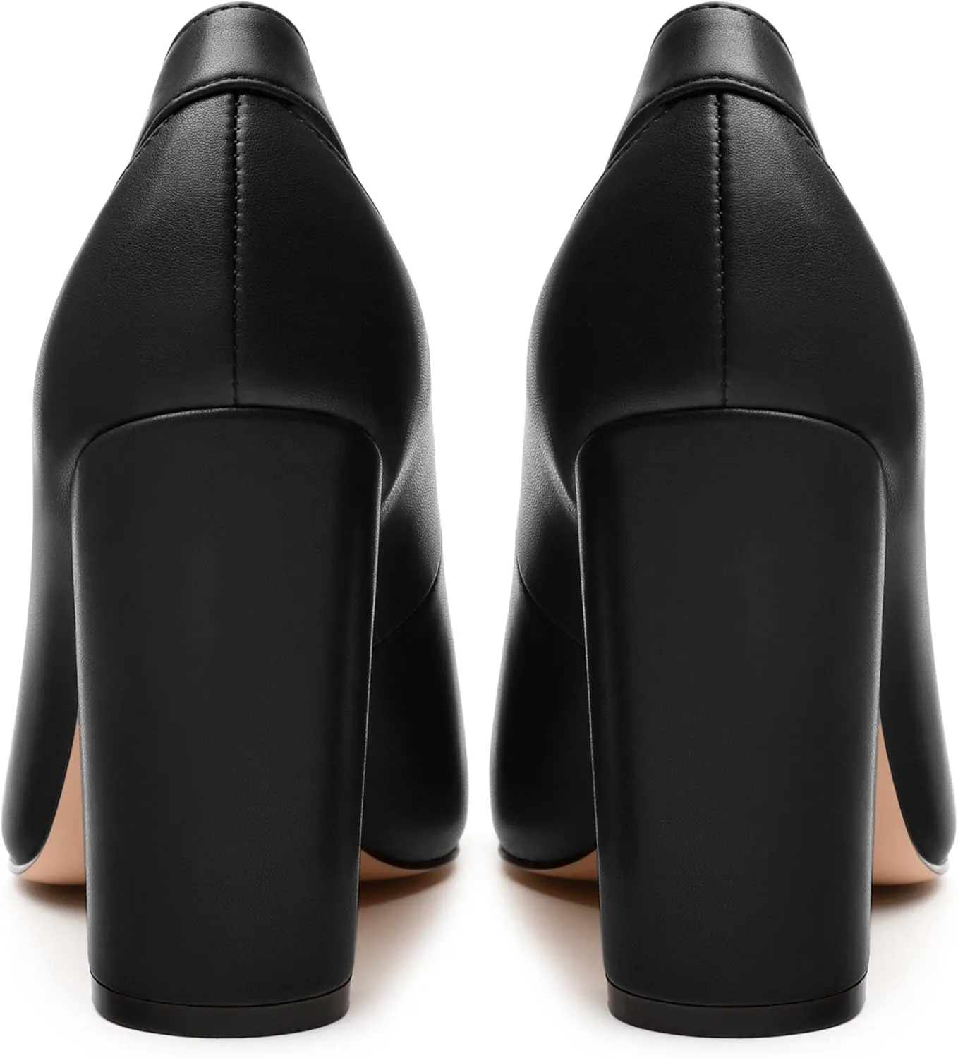Women's Pumps, Pointed Toe High Heels Shoes for Women, Fashion Classic Pointed Toe High Chunky Heel Dress Pump Shoes