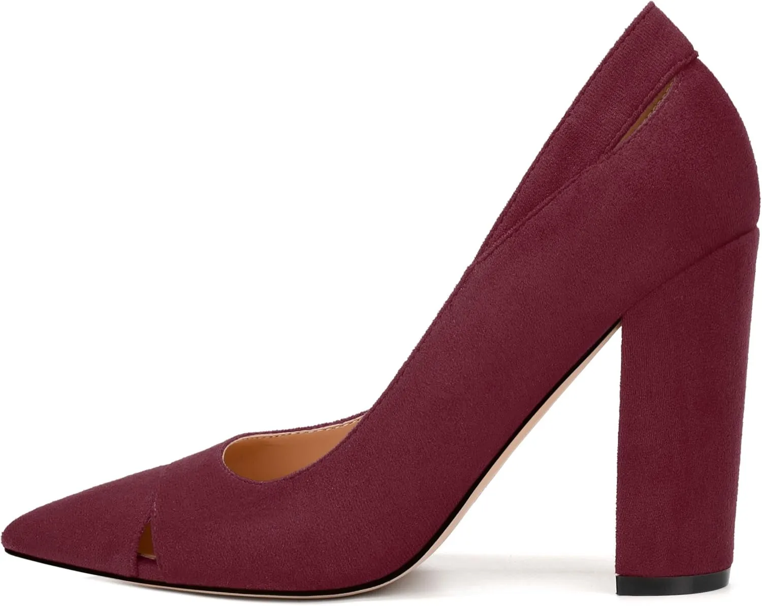 Women's Pumps, Pointed Toe High Heels Shoes for Women, Fashion Classic Pointed Toe High Chunky Heel Dress Pump Shoes