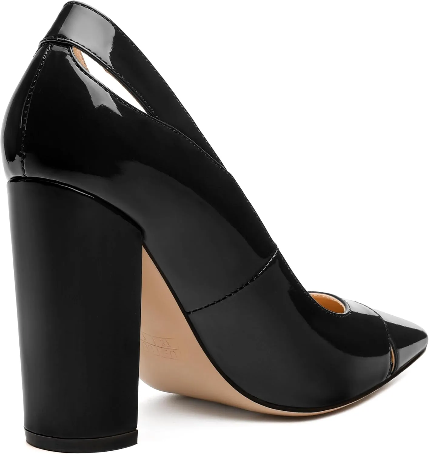 Women's Pumps, Pointed Toe High Heels Shoes for Women, Fashion Classic Pointed Toe High Chunky Heel Dress Pump Shoes