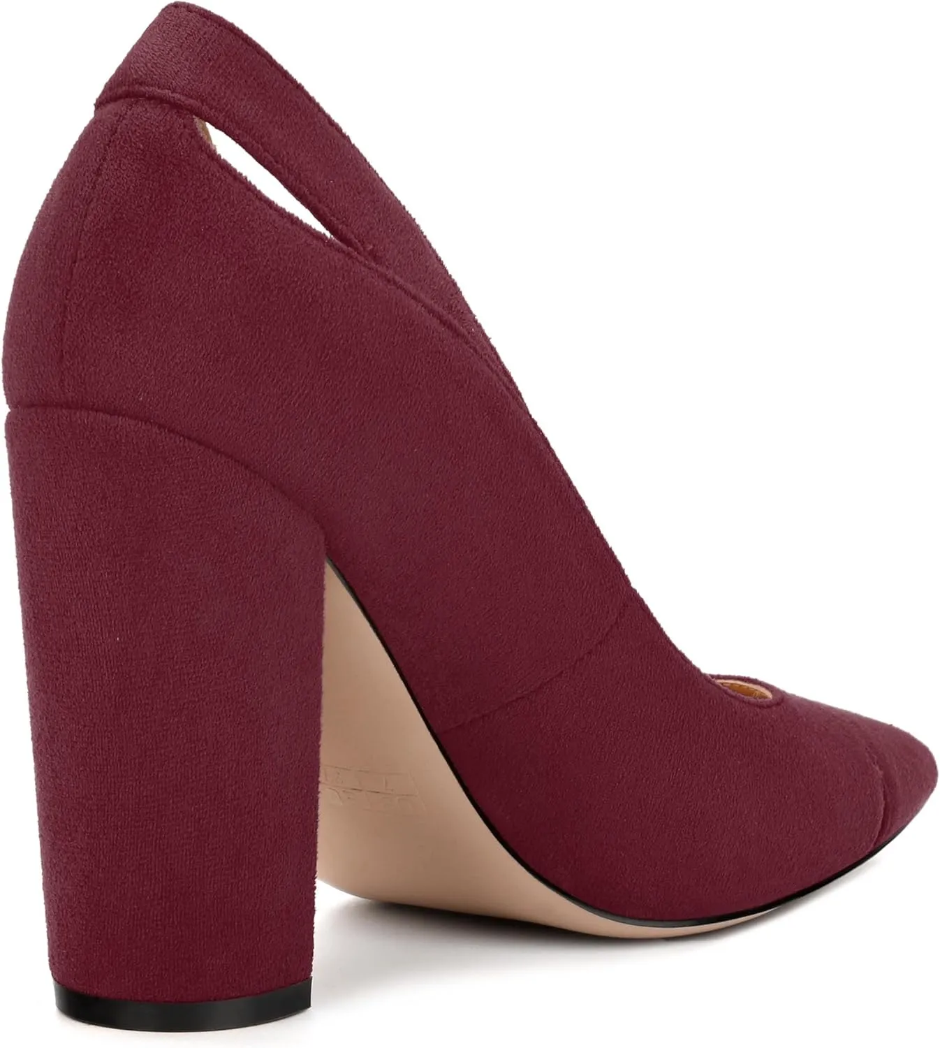 Women's Pumps, Pointed Toe High Heels Shoes for Women, Fashion Classic Pointed Toe High Chunky Heel Dress Pump Shoes