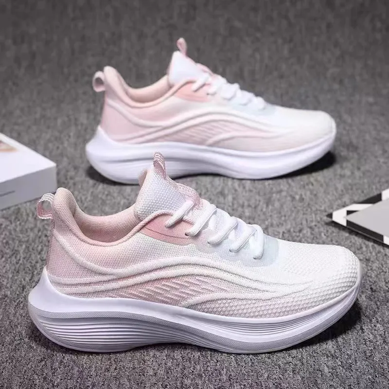 Women's Shoes  New Outdoor Breathable Sneaker Trendy Fashionable Casual Shoes Lightweight Breathable Mesh Surface Shoes Women's Shoes