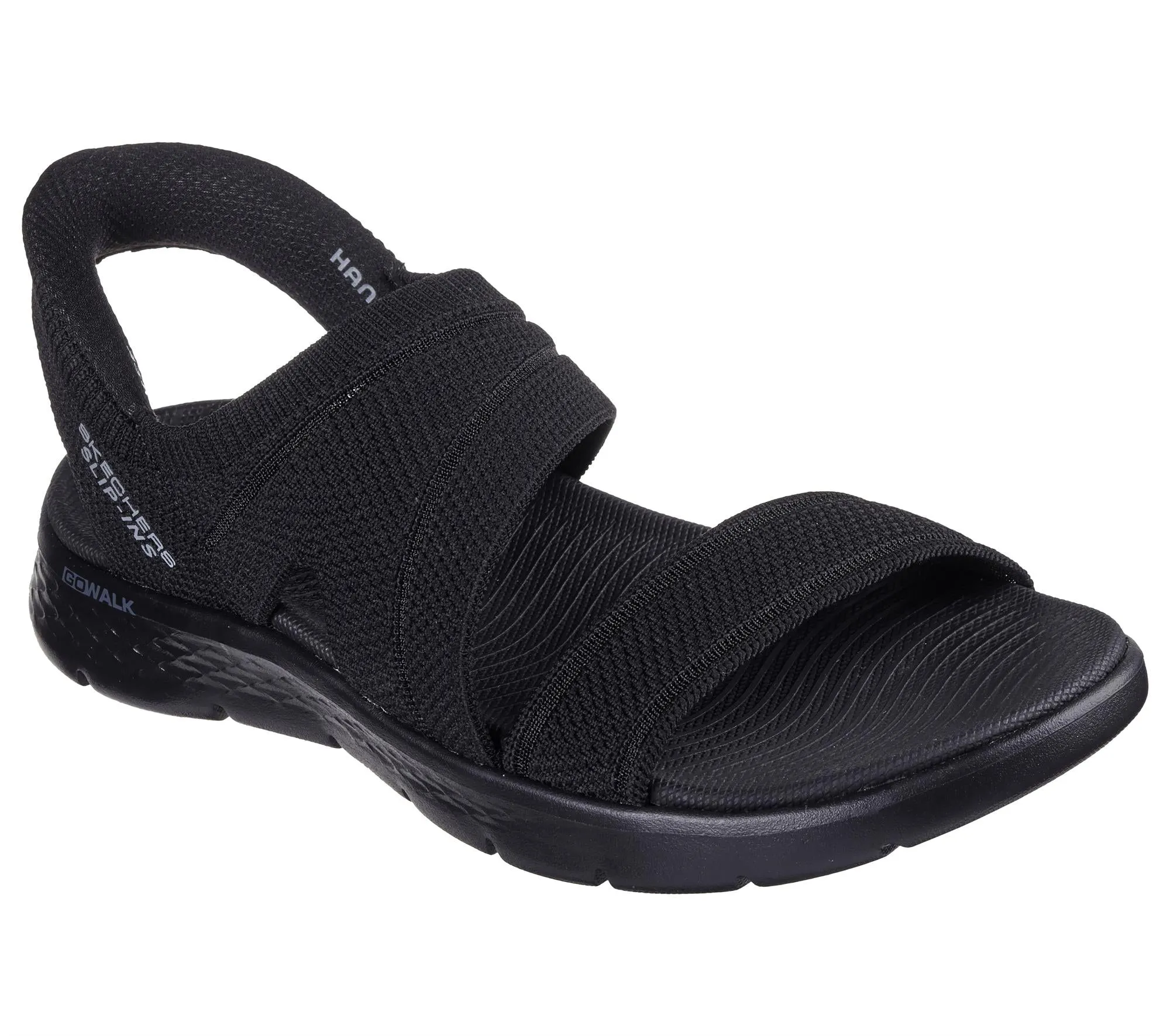 Womens Skechers Slip Ins Go Walk Flex Enticing Sandals 141482 BBK