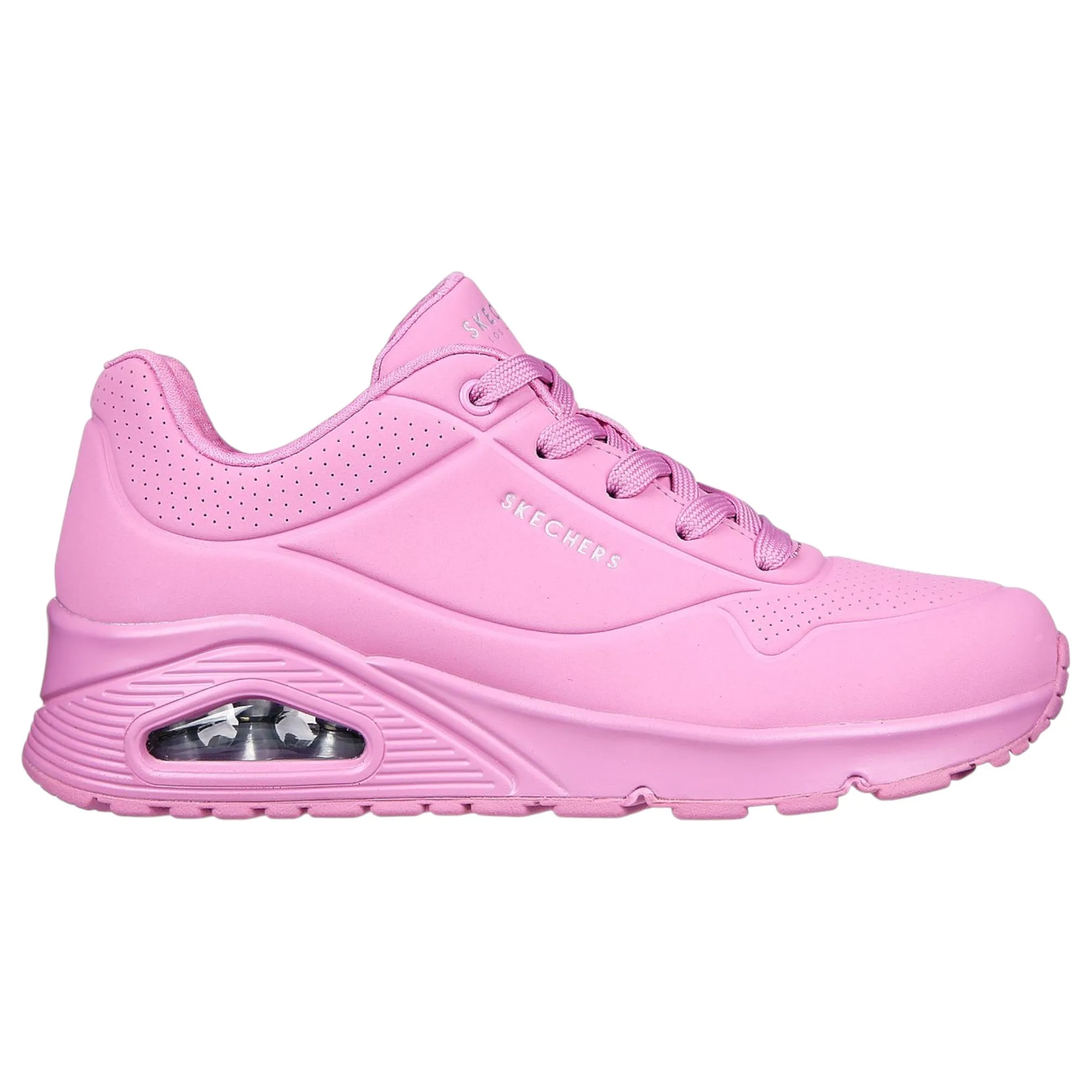 Womens Skechers Uno - Stand On Air Shoes Pink