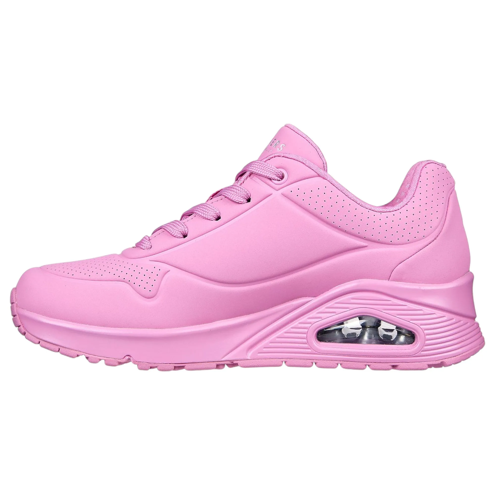 Womens Skechers Uno - Stand On Air Shoes Pink