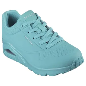 Womens Skechers Uno - Stand On Air Shoes Turquoise