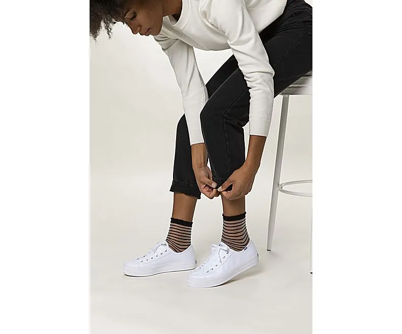 Women's Triple Kick Canvas White