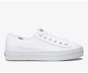 Women's Triple Kick Canvas White