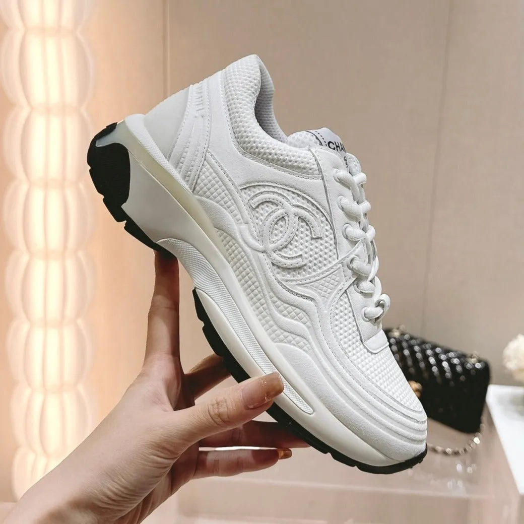 Women's White Sneaker Breathable mesh