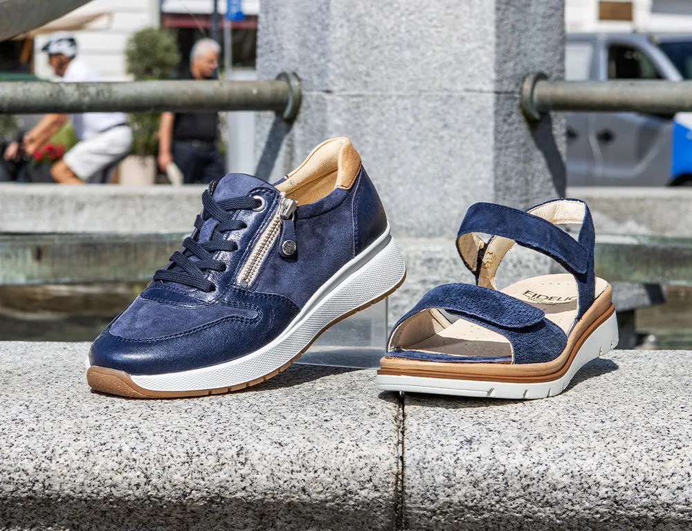 Womens Zip Heaven Denim Combi Trainers