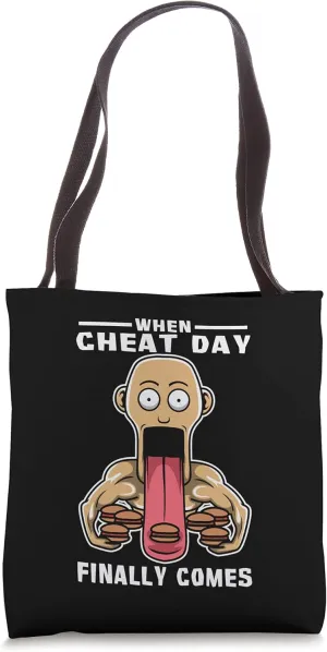 Workout Bodybuilding Fitness Diet Low Carb Weight Training Tote Bag