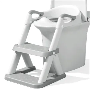XJD Potty Training Toilet Seat for Toddlers,kids Folding Potty Seat with Ladders Steps Stools