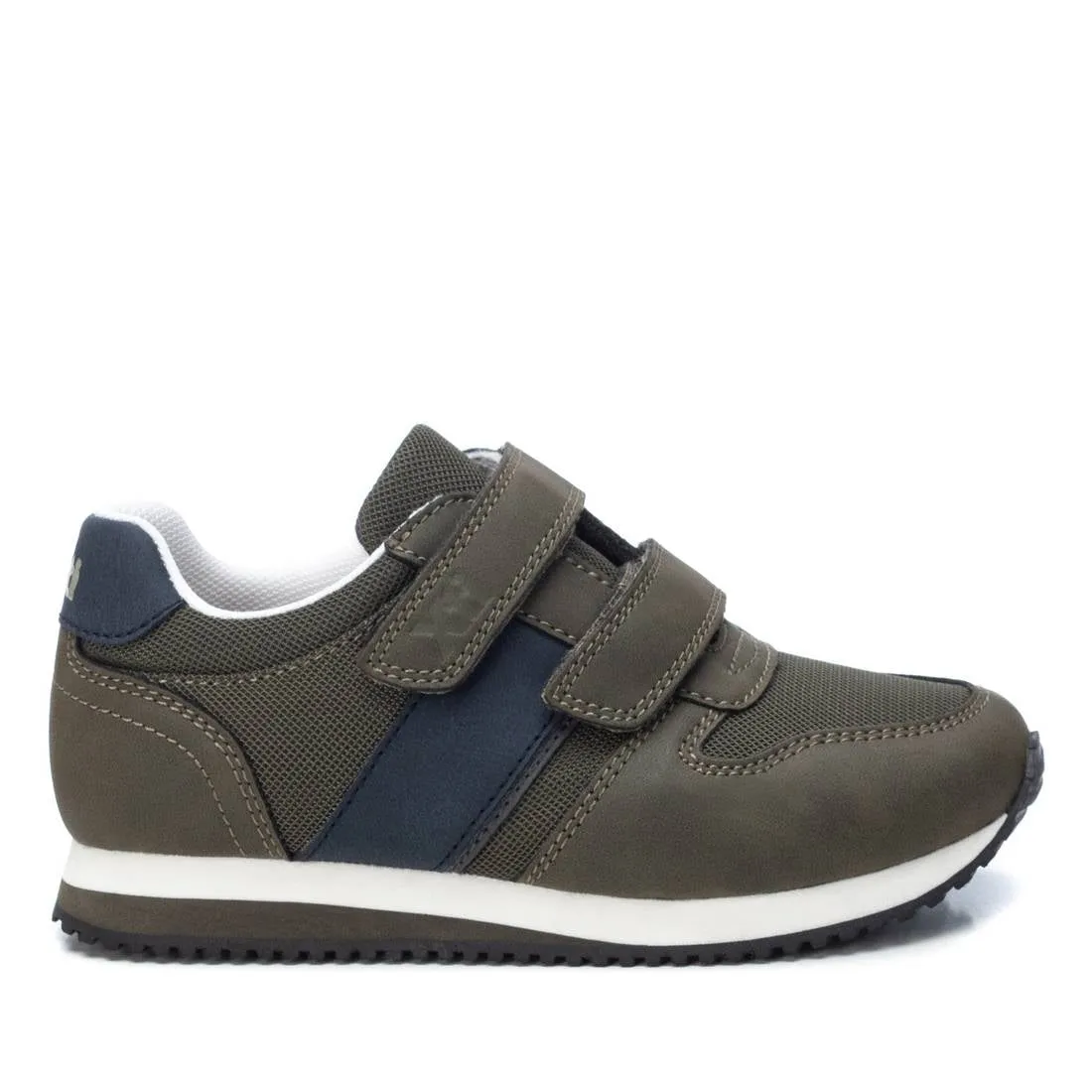 Xti Boys Khaki Twin Velcro Trainer 57795