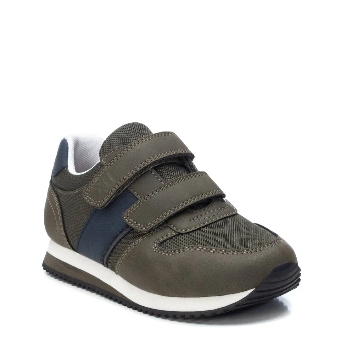 Xti Boys Khaki Twin Velcro Trainer 57795